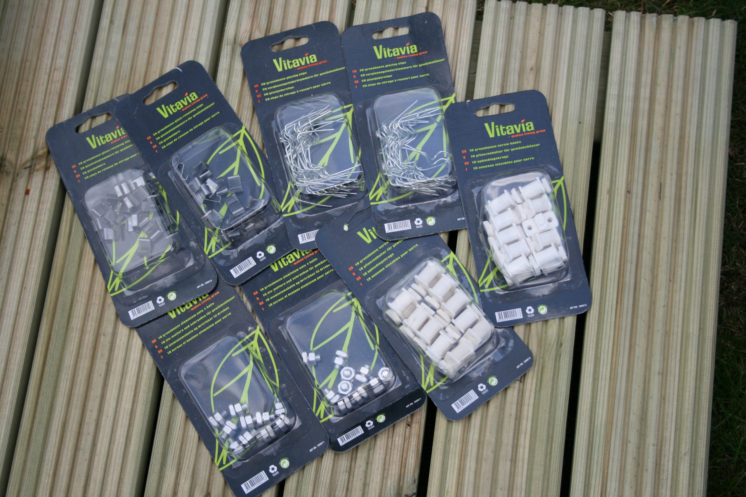 Accessories clips, nuts & bolts screw hooks Vitavia Glashaken